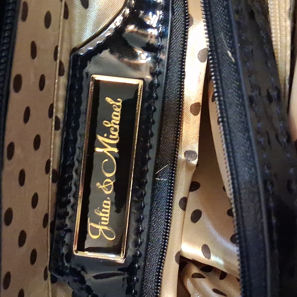 Julia & Michael EUC Patent Handbag - Picture 8 of 16